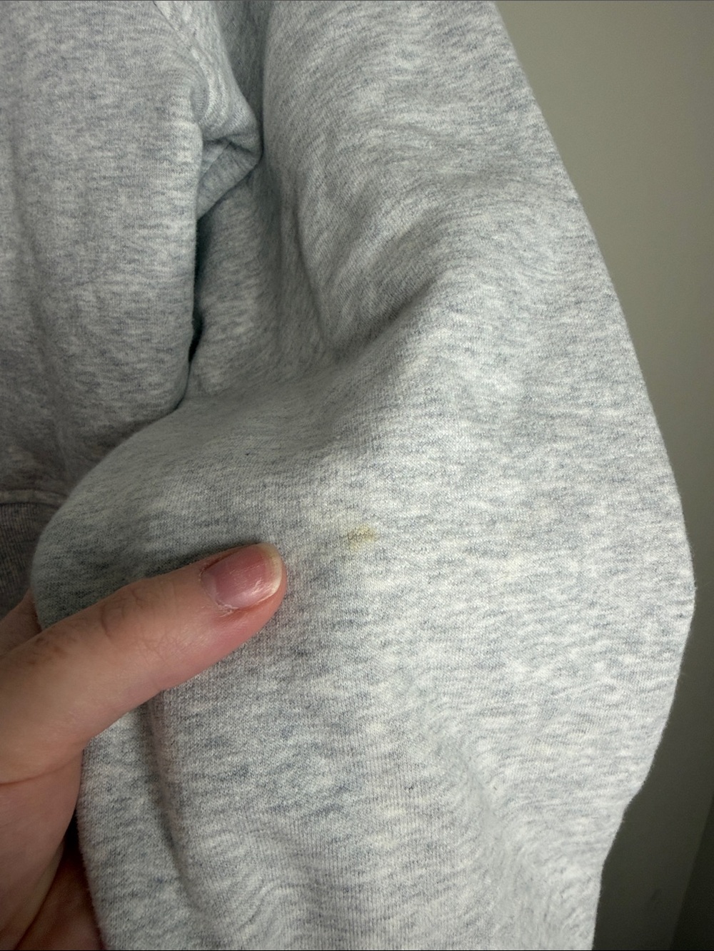 Athleta Girl Cropped Quarter-Zip Hoodie Sweatshirt - Light Gray XL 14 - Picture 4 of 6